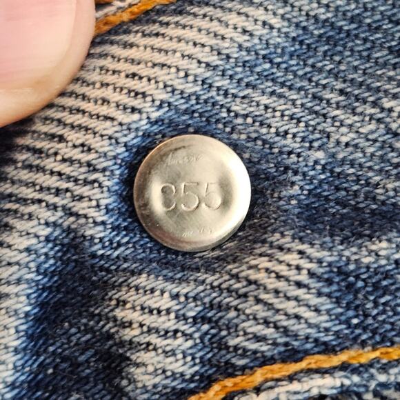 Vtg Levis 550 Relaxed Fit Jeans Size Tag 36x31 Act 34x30 Blue Tapered Denim Y2K - Picture 12 of 14